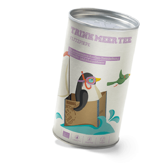 aromatisierte Rooibos-Teemischung Biotee Kissenbeutel